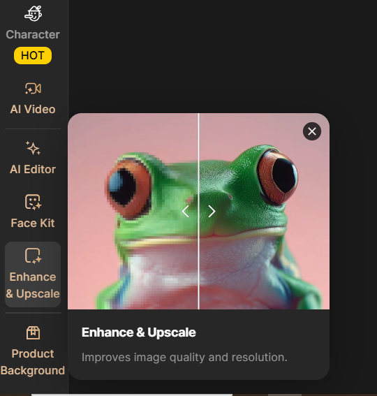 enhance vs 업스케일