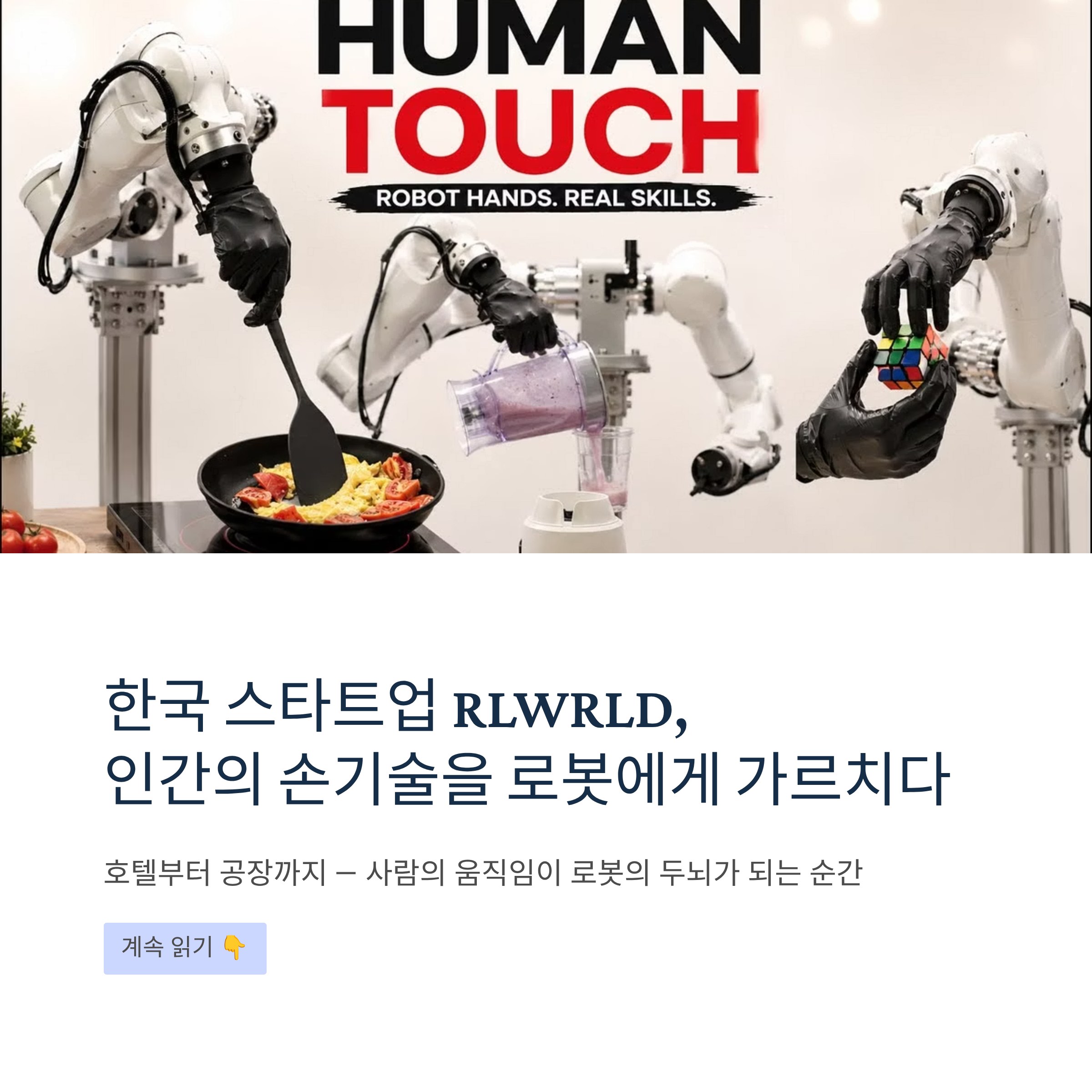 한국 스타트업 RLWRLD