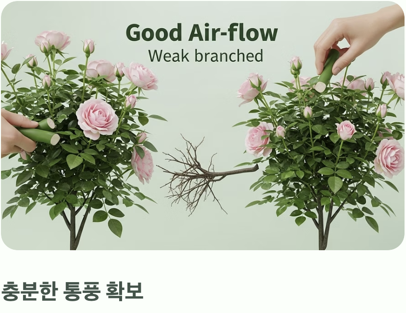 어떤 가지를 잘라야 할까? (목표는 '단정함'과 '통풍')