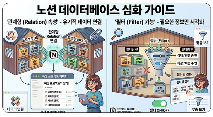 관계형 (Relation) 속성 & 필터 (Filter) 기능
