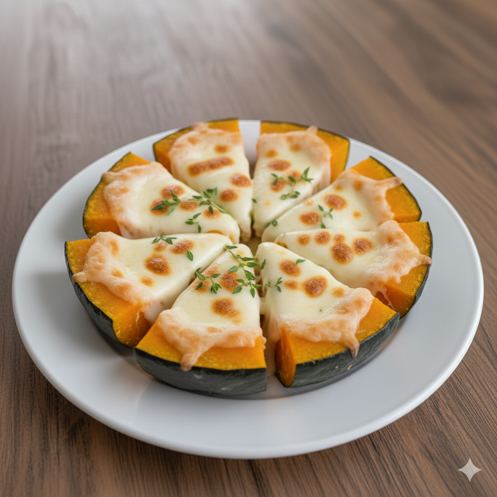 아이들 영양 간식은 물론, 맥주 안주로도 손색없는 초간단 단호박 치즈 오븐구이