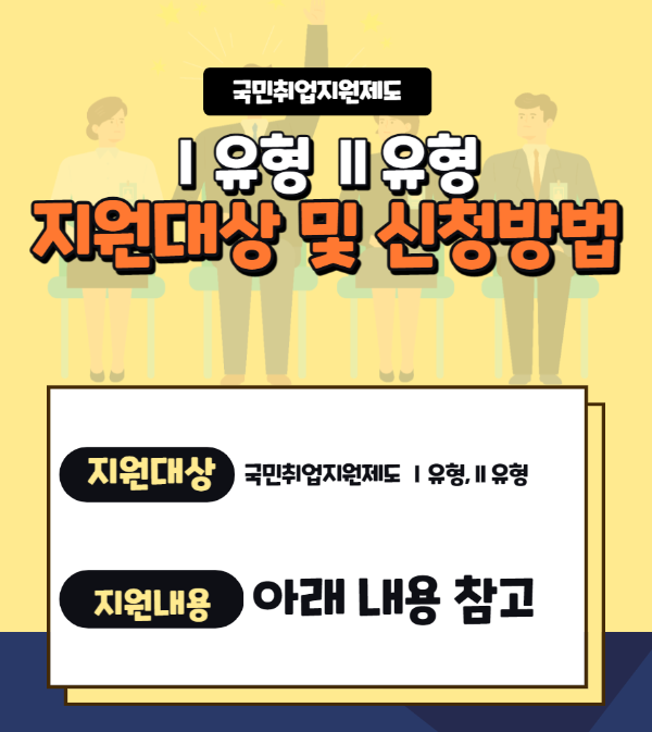 국민취업지원제도 지원대상 및 신청방법