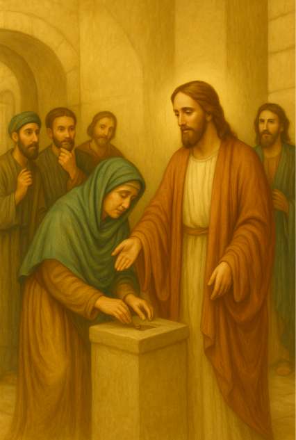 마가복음 12장 과부의 두 렙돈