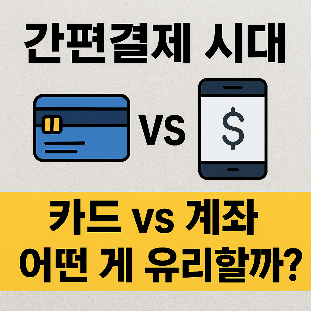 간편결제 시대, 카드보다 계좌결제가 유리할까?
