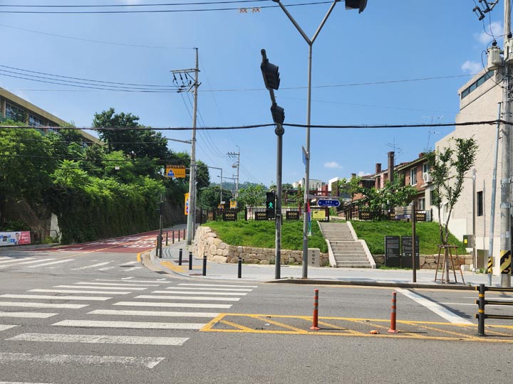 선잠단지 앞