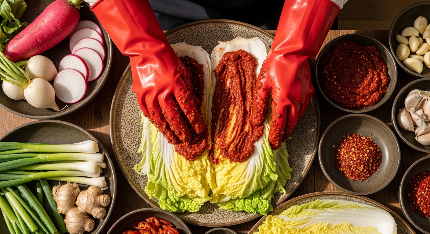 절임배추 40kg 양념 비율