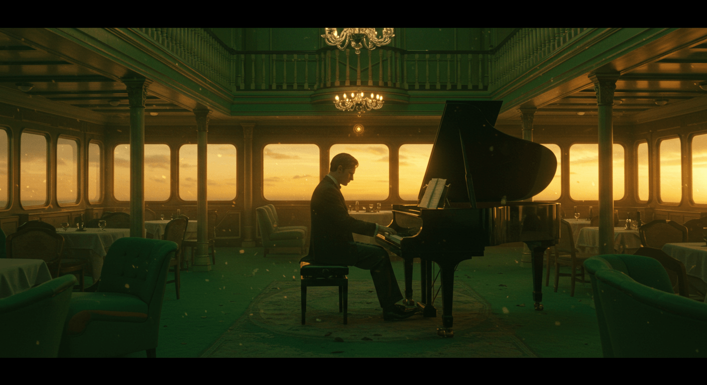 피아니스트의 전설과 오디세이아 배에서 내릴 수 없는 삶 관련 사진