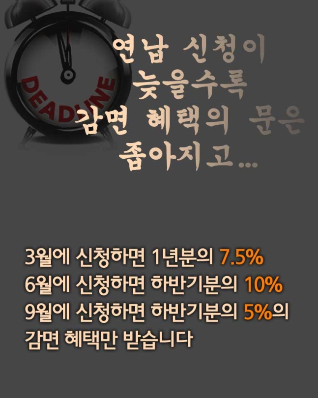 자동차세 연납 신청 방법 및 할인 혜택