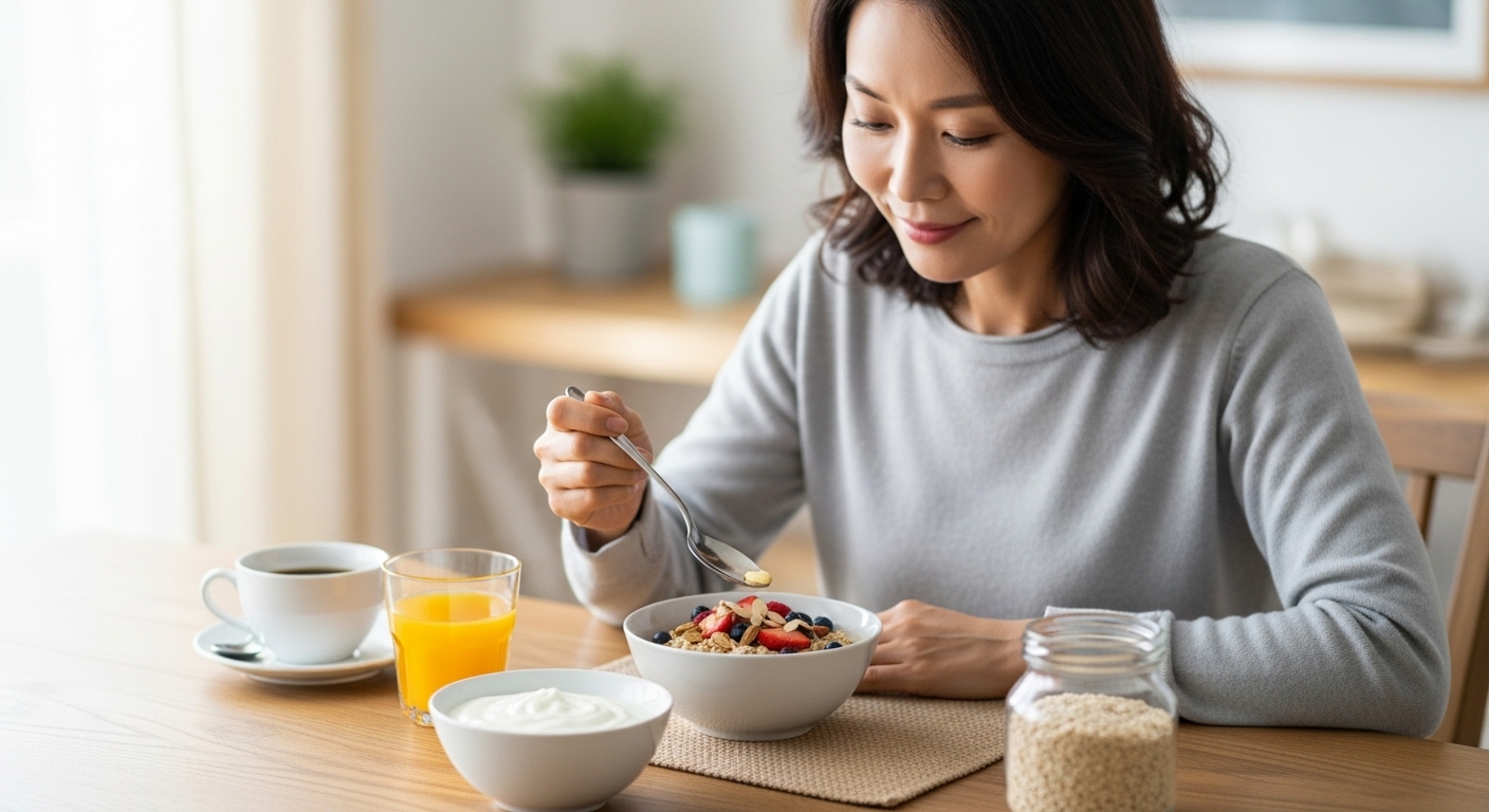 아침 식사에 유산균 배합 요구르트와 귀리·치아시드 오트밀을 곁들이면 장내 유해균 억제와 유익균 증식이 동시에 일어나죠. 점심·저녁에도 양배추·당근·사과 등 프리바이오틱 채소·과일을 샐러드나 스무디로 섭취하면 ‘장면역’이 강화됩니다.