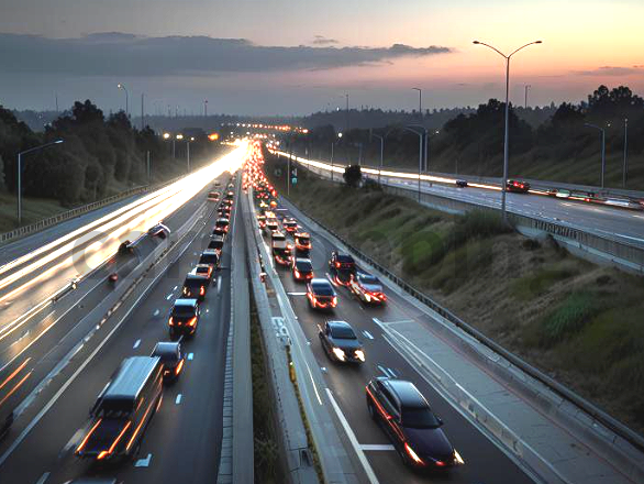 고속도로 1차선 정속주행 단속