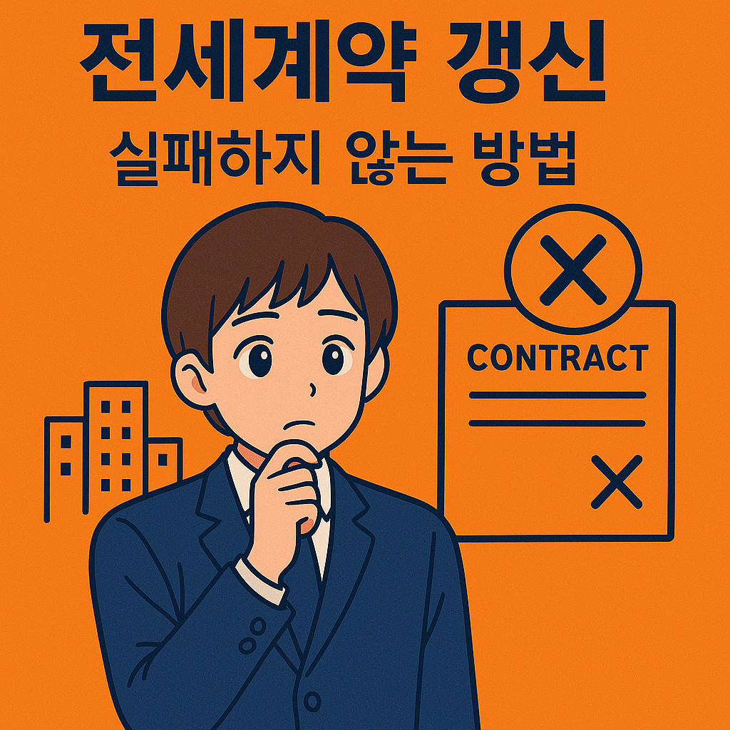 전세계약 갱신, 실패하지 않는 방법