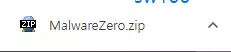 멀웨어 제로 압축 파일