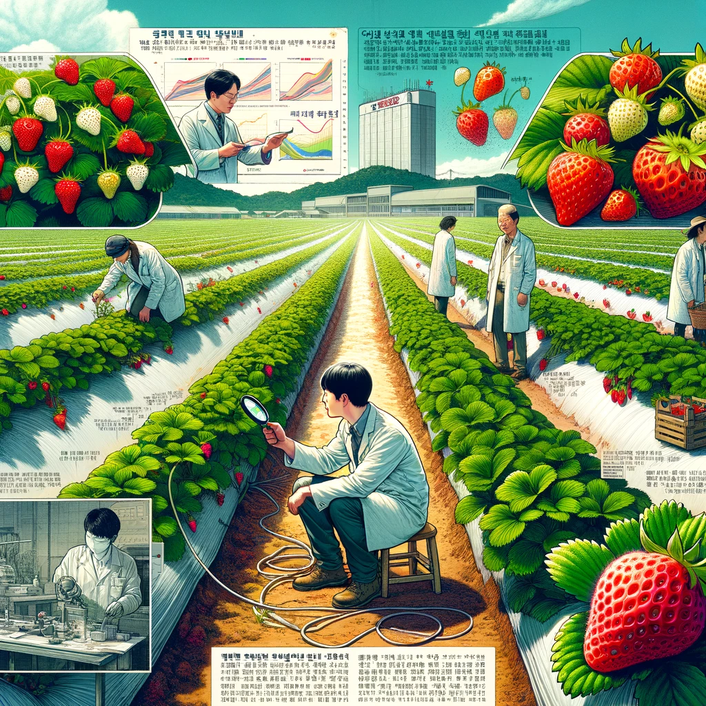 설향 딸기 보급