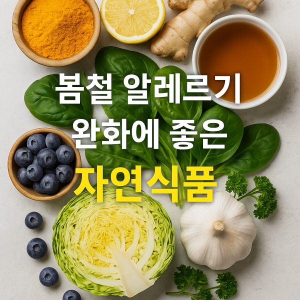 봄철알레르기완화에좋은자연식품/GPT