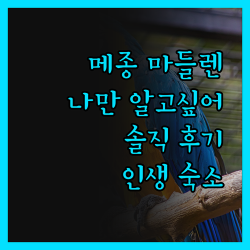 메종 마들렌, 나만 알고 싶은 랄 막