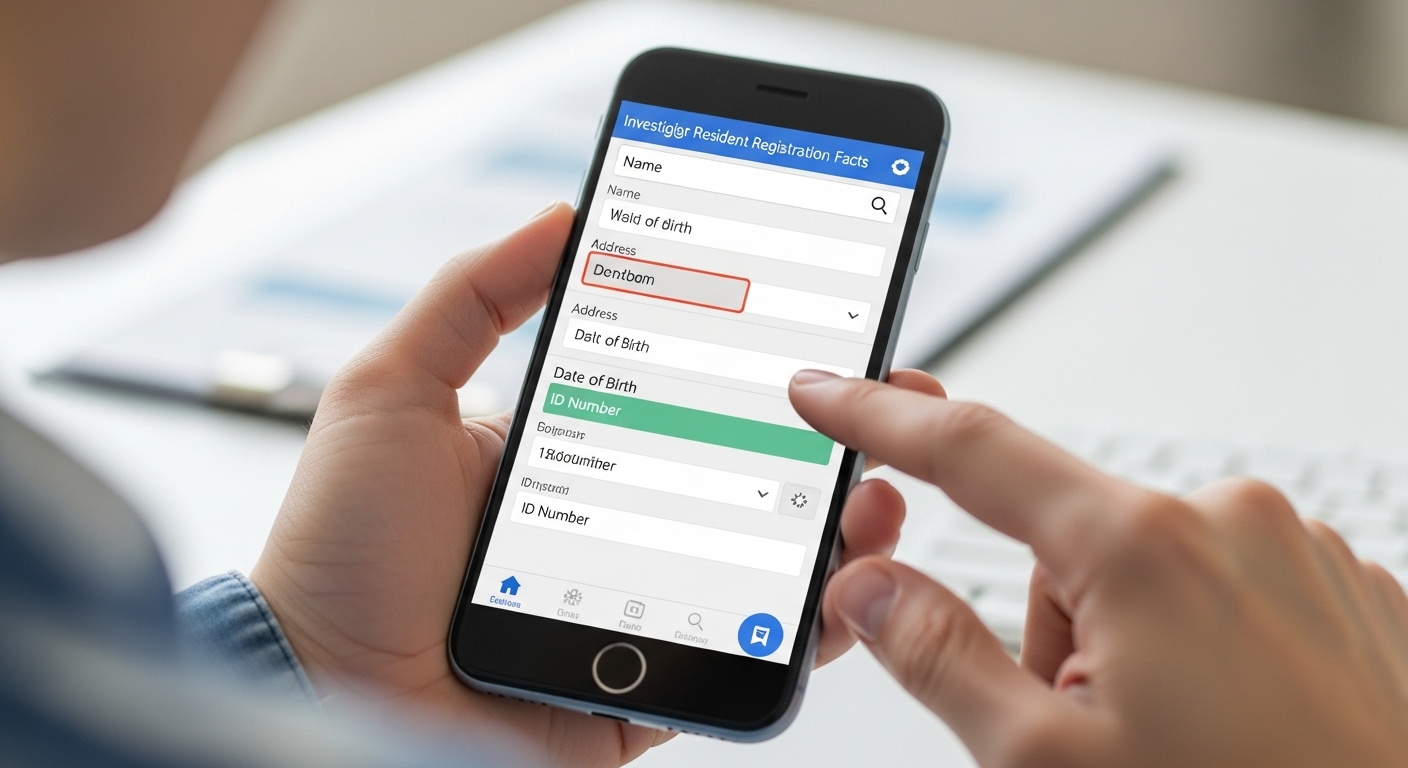 주민등록 사실조사 비대면