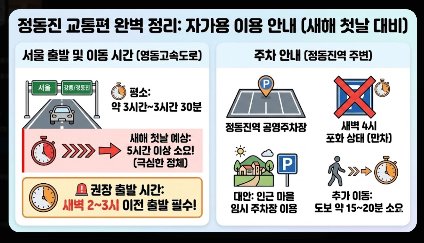 정동진 일출 시간 2026 완벽 가이드