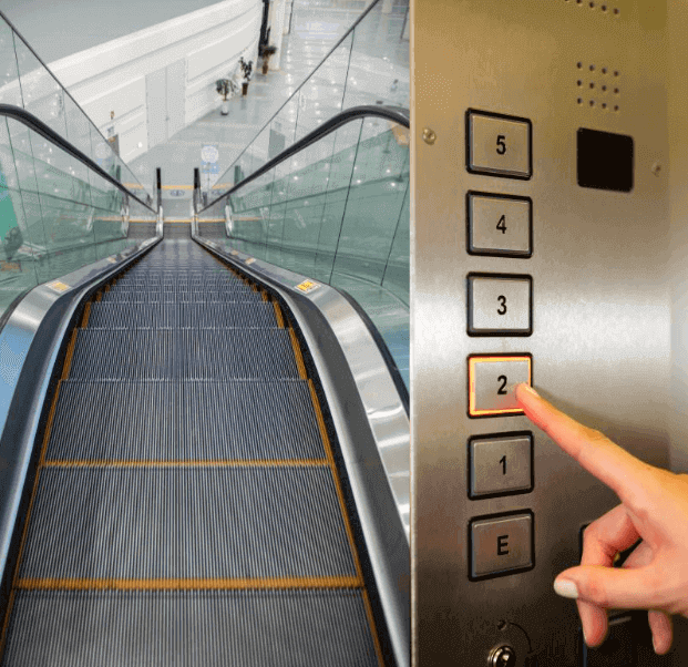에스컬레이터-엘리베이터-이미지