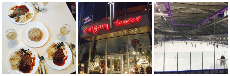 스테이크, 캘거리 타워, 아이스장 사진