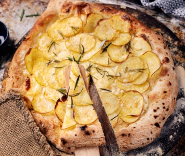 한국의 감자 요리 포테이토 피자