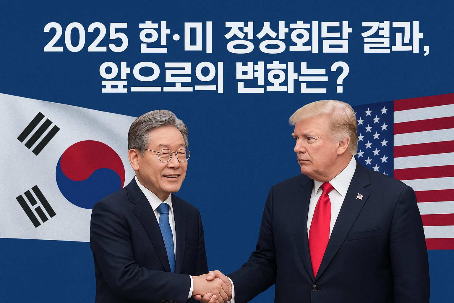 🇰🇷🤝🇺🇸 2025 한·미 정상회담 결과, 앞으로의 변화는