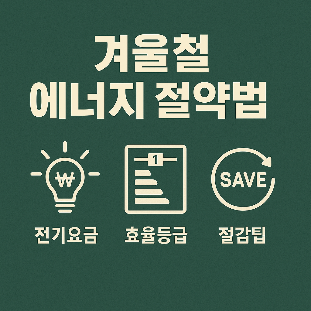 겨울철 에너지 절약법 썸네일 이미지