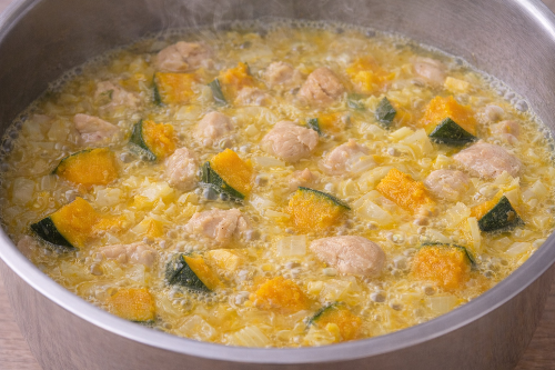 중기 이유식 닭고기 단호박 양배추 죽 레시피