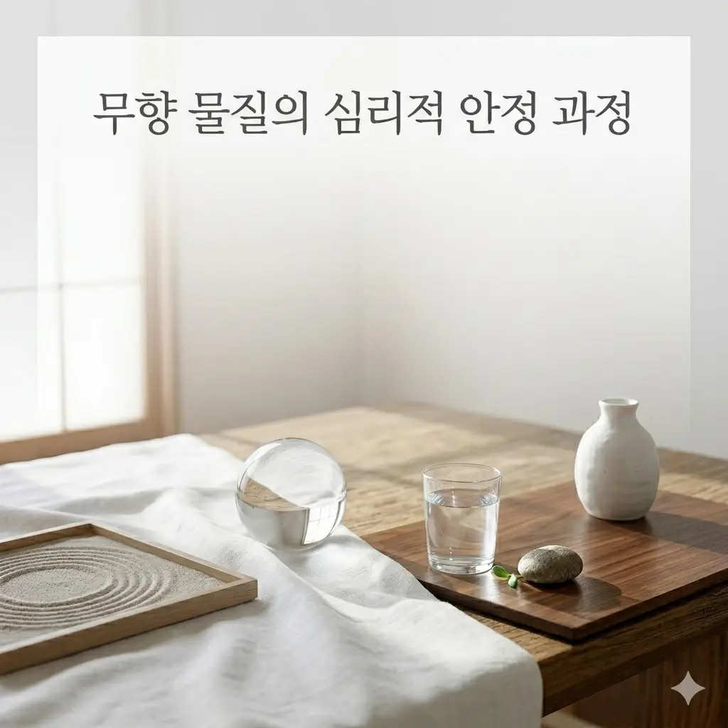 무향 물질이 심리적 긴장을 완만하게 해소하는 과정