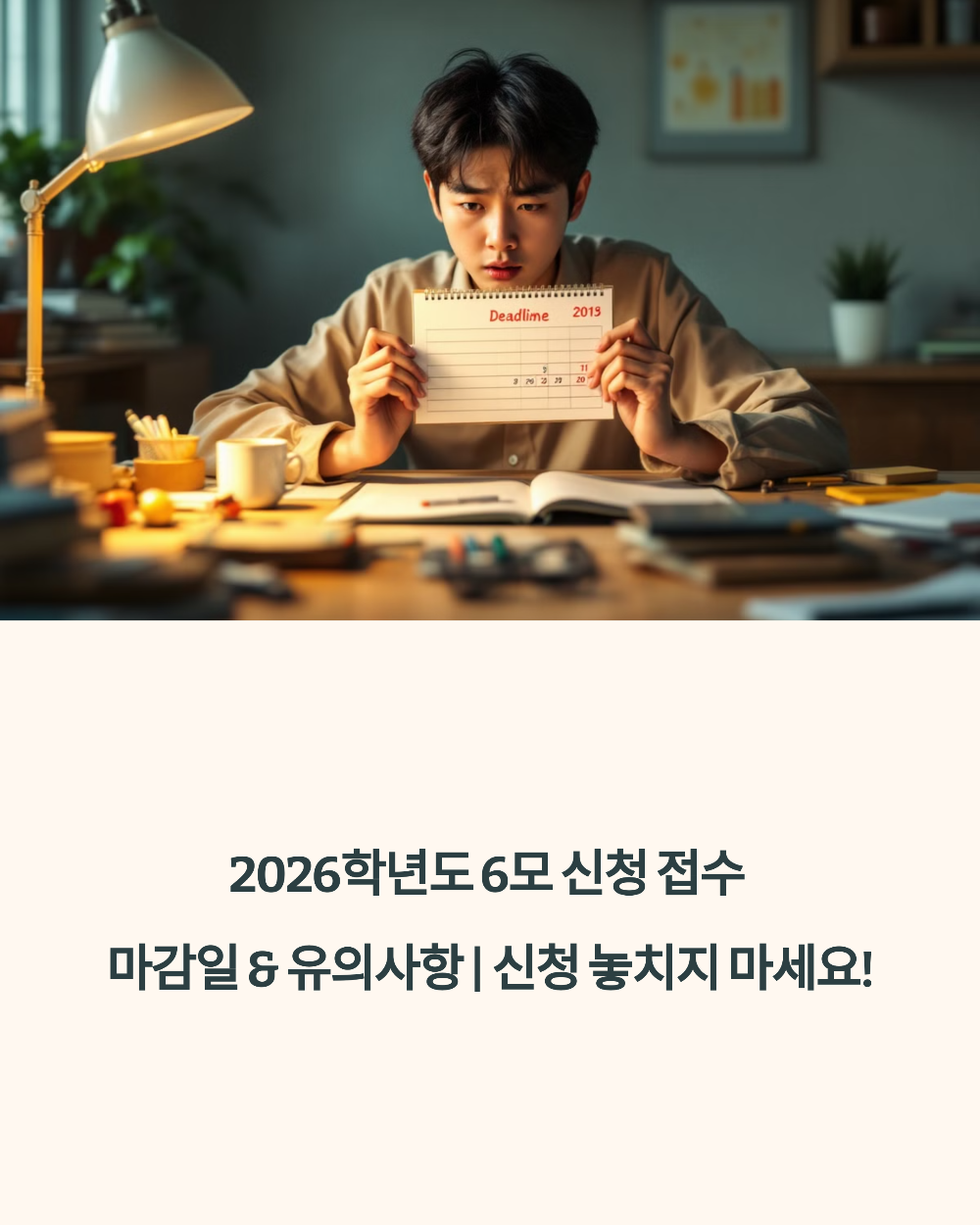 2026학년도 6모 신청 접수 마감일 &amp; 유의사항 신청 놓치지 마세요!