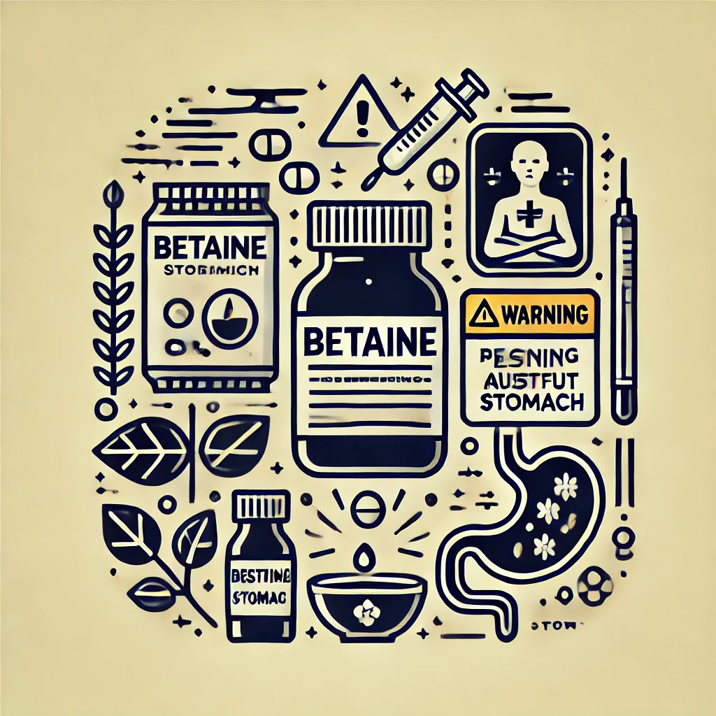 베타인 섭취 시 주의사항