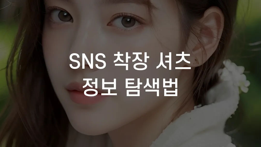 SNS 착장 셔츠 정보 탐색법