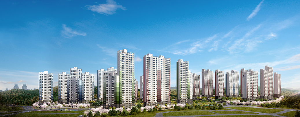 창원 센트럴파크 에일린의뜰 조감도