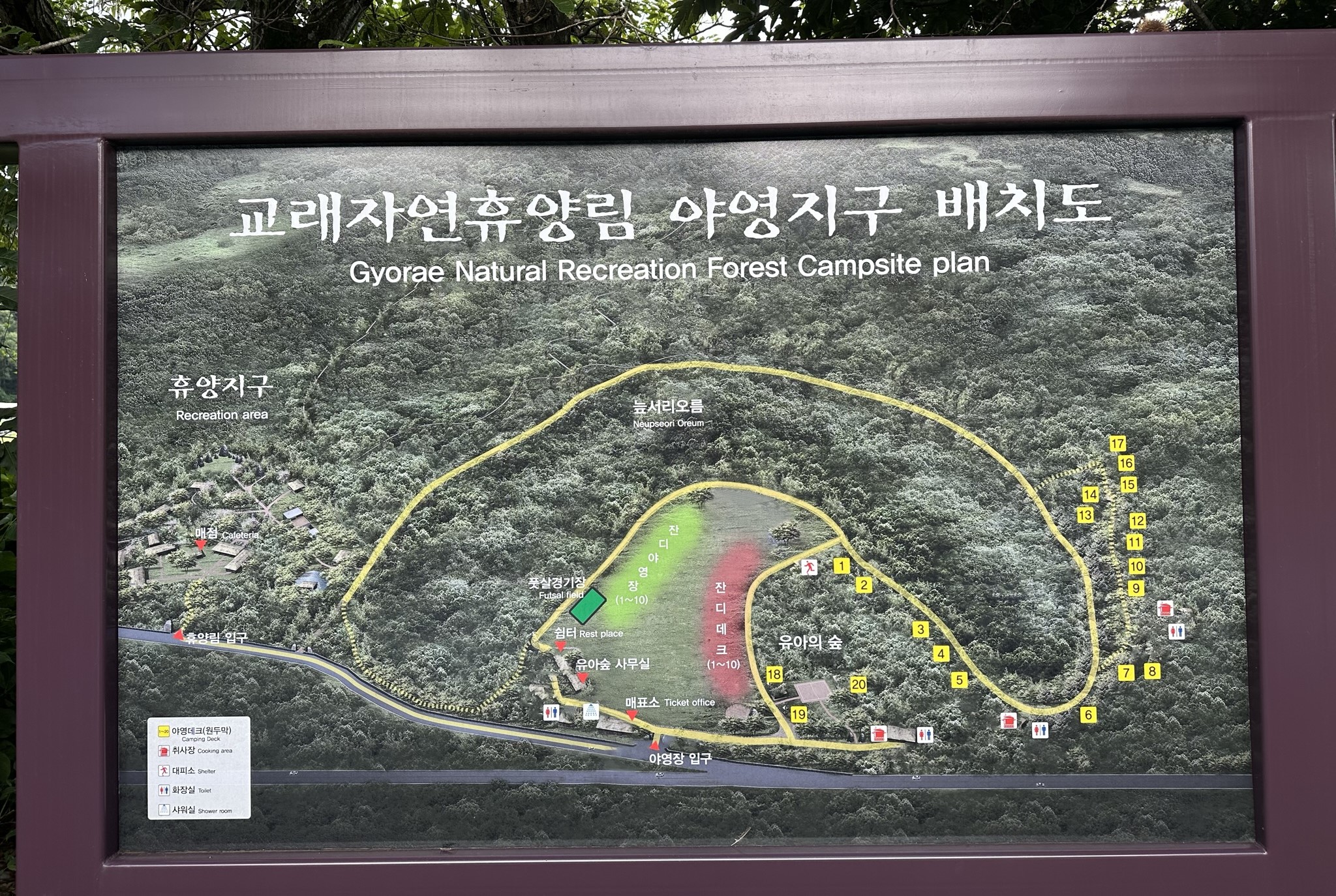 야영장 안내