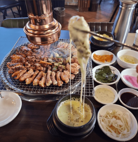 영일대 맛집 "숯불에닭 포항영일대점" 음식 사진