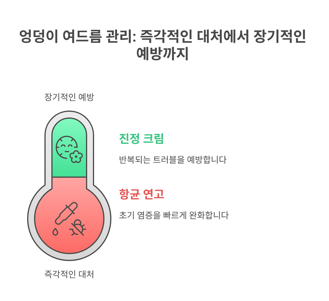 응급 시 대처법 vs 장기 관리 루틴