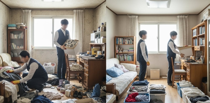 완주 고독사청소중