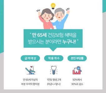 임플란트 지원 대상 건강보험 적용 연령 비용 안내_14