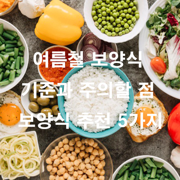 여름철 보양식 기준과 주의할 점 보양식 추천 5가지