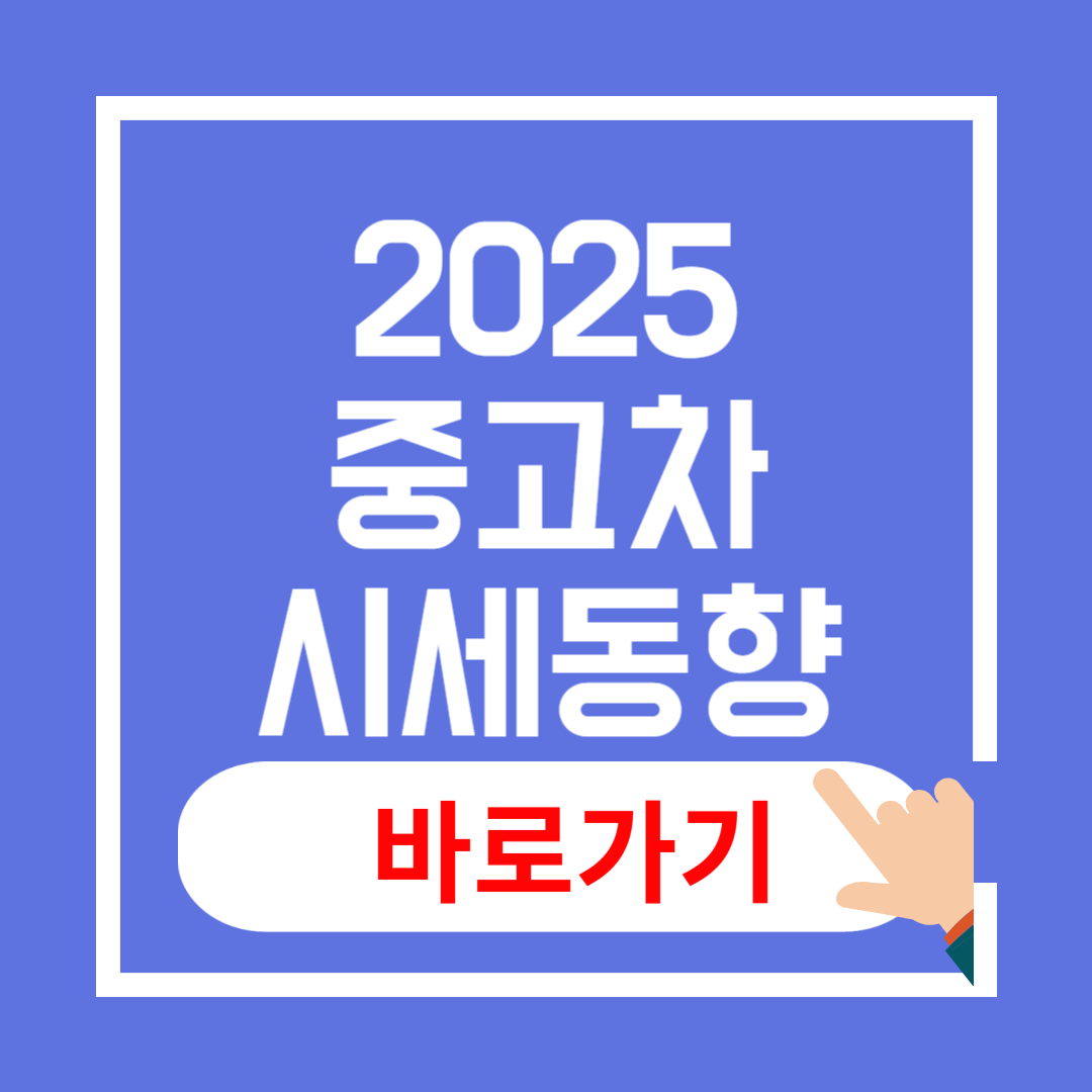 2025 중고차 시세동향