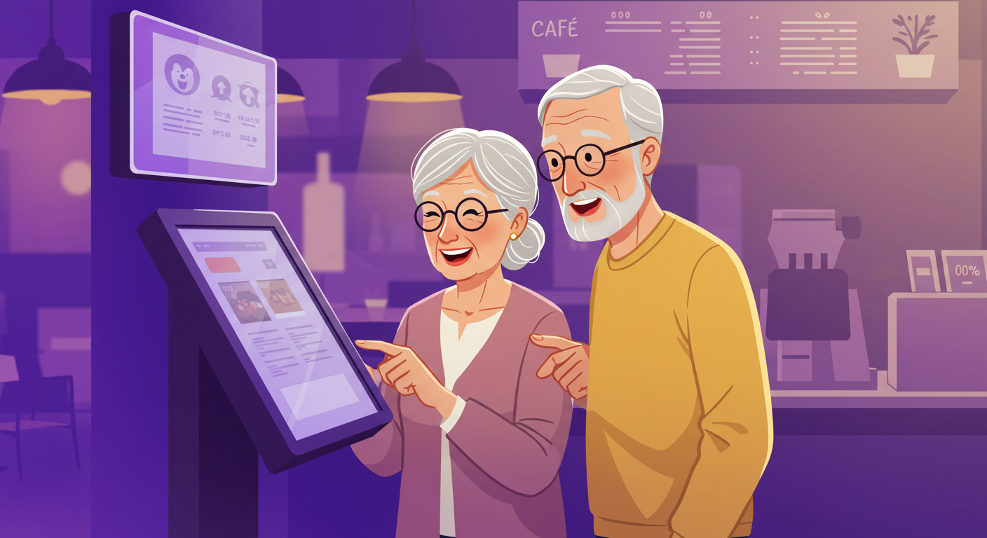 시니어 키오스크, 이제 두려워 말고 스마트하게!