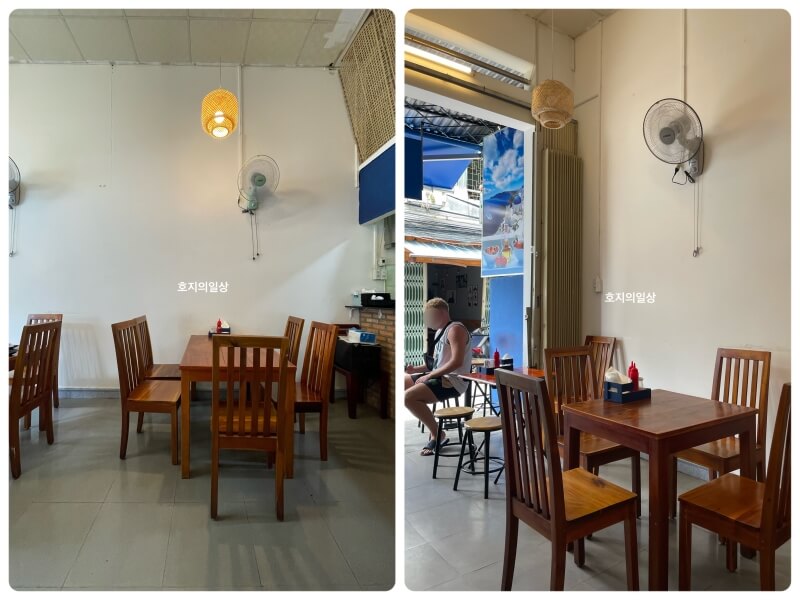 나트랑 시내 맛집 그릭 키친 현지 로컬 식당 좌석