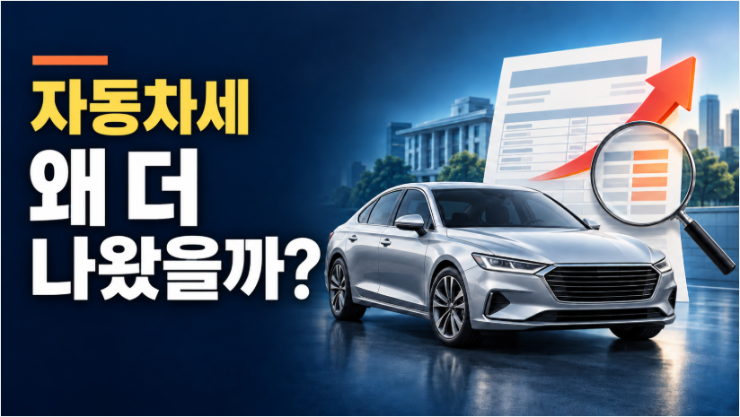 자동차세 갑자기 오른 이유 ❘ 같은 차인데 더 나온 경우 확인 순서
