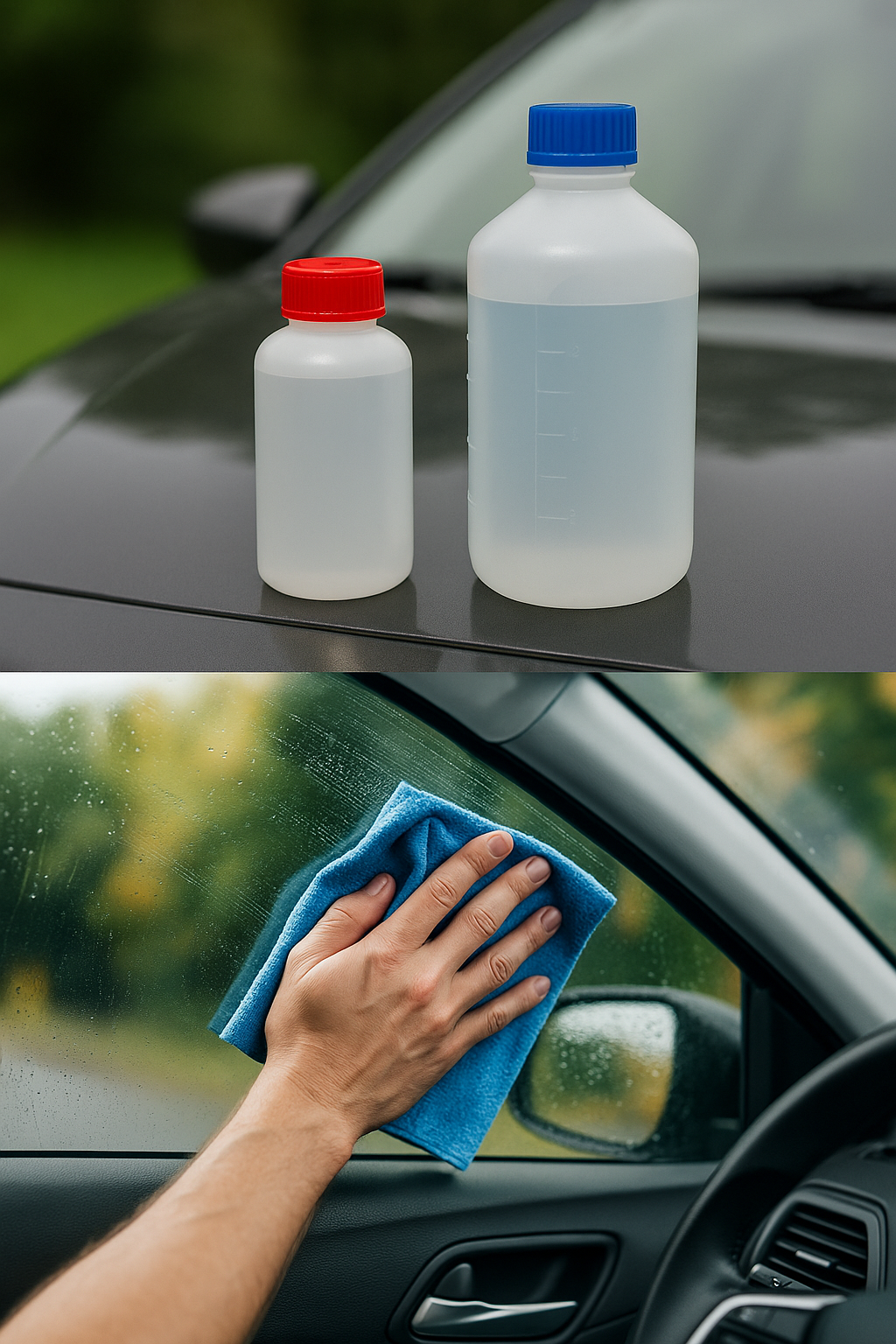 자동차 유막 제거 셀프 시공법 안전 운전 필수 관리!