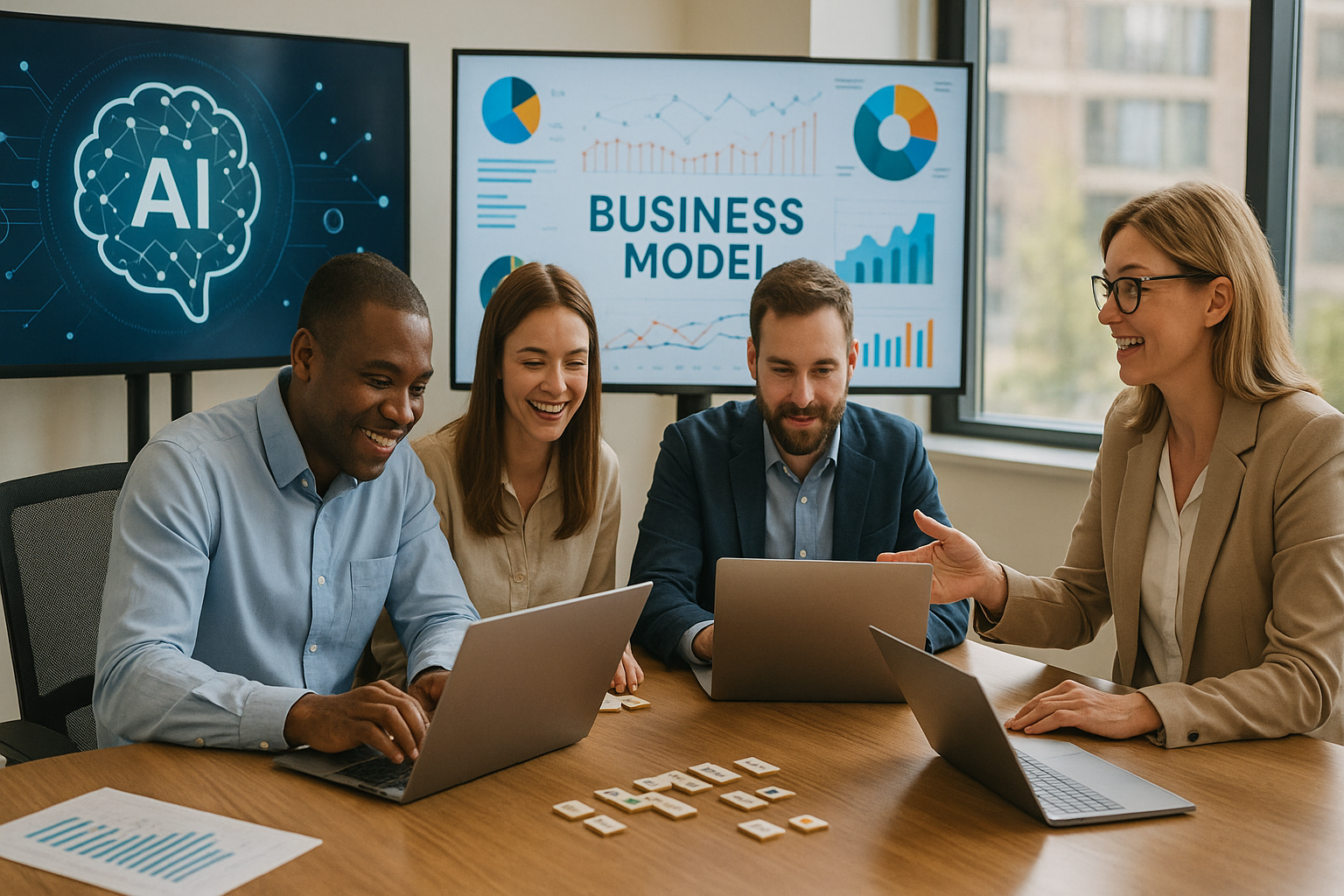 AI를 비즈니스 모델에 활용하는 기업