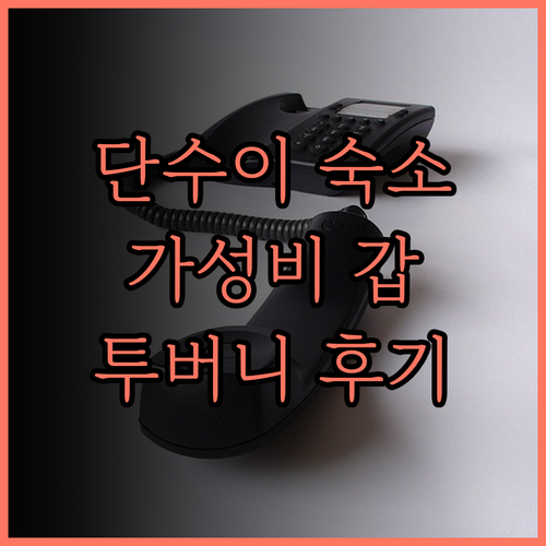 투어리스트 버니 호스텔 후기 가성비