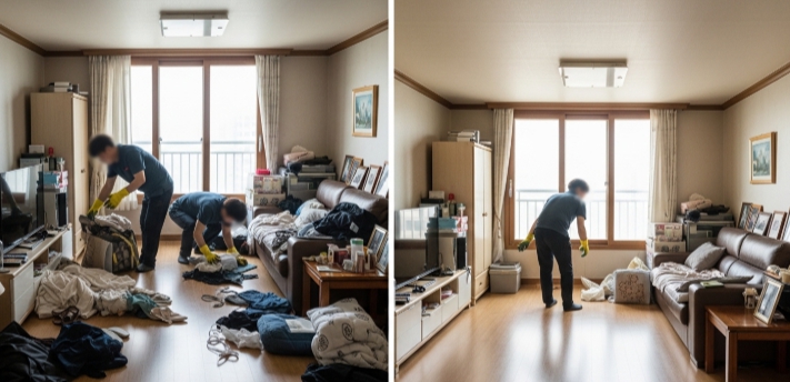 증평 고독사청소 업체