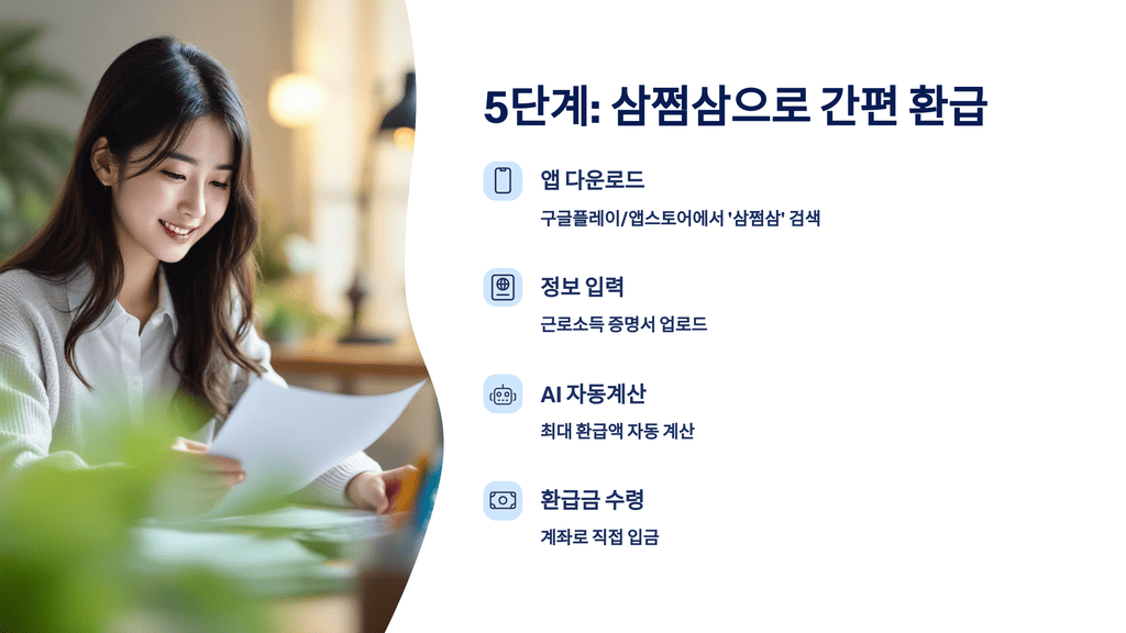 5단계: 삼쩜삼으로 간편 환급