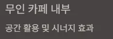 무인라면창업 실제사례 창업비용 - 무인카페 내부