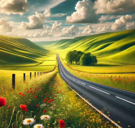 봄날 드라이브 코스