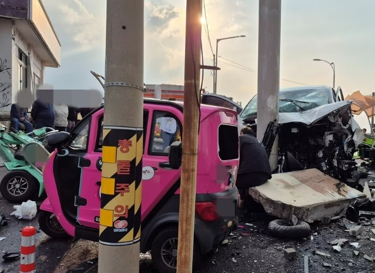 제주 우도 승합차 사고 운전자 긴급체포